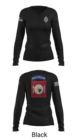 Womens Long Sleeve Vneck Shirt, Royal Moongodia Corps of Drums, , Teamtime, Team time, sublimation, custom sports apparel, team uniforms, spirit wear, spiritwear, sports uniforms, custom shirts, team store, custom team store, fundraiser sports, apparel fundraiser