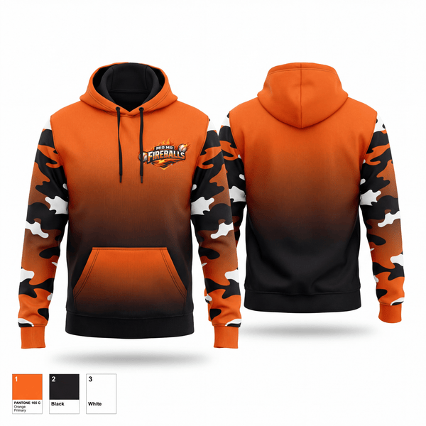 Hoodie, Mid Mo Fireballs, Baseball, Teamtime, Team time, sublimation, custom sports apparel, team uniforms, spirit wear, spiritwear, sports uniforms, custom shirts, team store, custom team store, fundraiser sports, apparel fundraiser