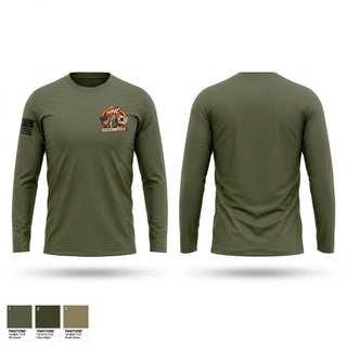 Long Sleeve Performance Shirt, HHC USAG YONGSAN-CASEY, Army, Teamtime, Team time, sublimation, custom sports apparel, team uniforms, spirit wear, spiritwear, sports uniforms, custom shirts, team store, custom team store, fundraiser sports, apparel fundraiser