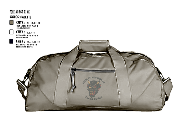Duffle Bag, 208th RTI MED TRNG CO Class 25-002, , Teamtime, Team time, sublimation, custom sports apparel, team uniforms, spirit wear, spiritwear, sports uniforms, custom shirts, team store, custom team store, fundraiser sports, apparel fundraiser