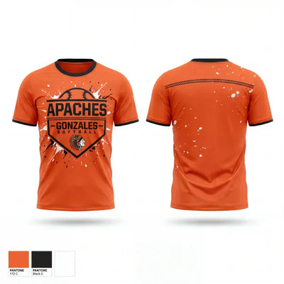 Gonzales High School Softball 86038121 Short Sleeve Performance Shirt - 1