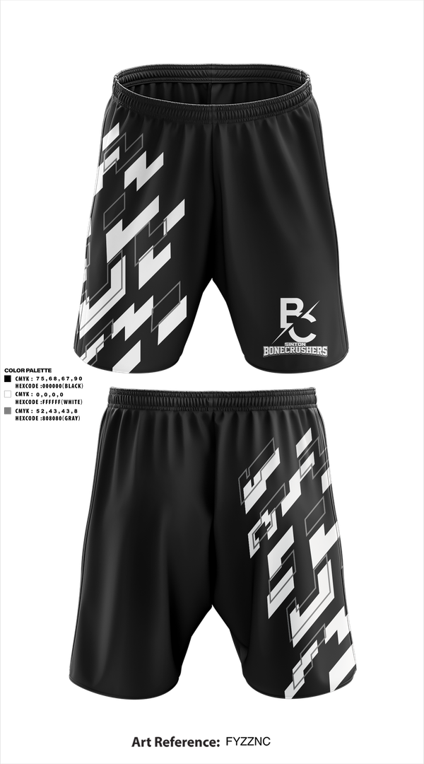 Athletic Shorts With Pockets, Sinton Bonecrushers, , Teamtime, Team time, sublimation, custom sports apparel, team uniforms, spirit wear, spiritwear, sports uniforms, custom shirts, team store, custom team store, fundraiser sports, apparel fundraiser