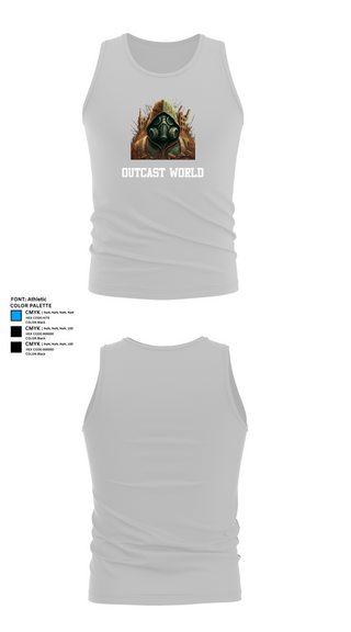 Tank Top, Outcast World, , Teamtime, Team time, sublimation, custom sports apparel, team uniforms, spirit wear, spiritwear, sports uniforms, custom shirts, team store, custom team store, fundraiser sports, apparel fundraiser