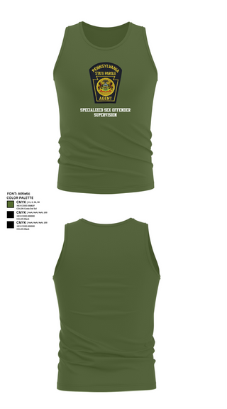 Tank Top, Specialized Sex Offender Supervision, Police, Teamtime, Team time, sublimation, custom sports apparel, team uniforms, spirit wear, spiritwear, sports uniforms, custom shirts, team store, custom team store, fundraiser sports, apparel fundraiser
