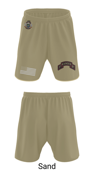 1/75 Ranger Battalion 18723676 Athletic Shorts With Pockets - 88