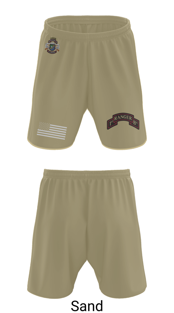 Athletic Shorts With Pockets, 1/75 Ranger Battalion, Army, Teamtime, Team time, sublimation, custom sports apparel, team uniforms, spirit wear, spiritwear, sports uniforms, custom shirts, team store, custom team store, fundraiser sports, apparel fundraiser