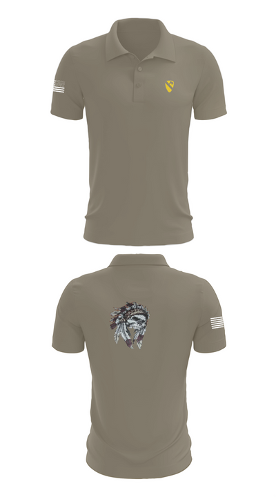 6-9 Cavalry Regiment 17132941 Short Sleeve Performance Polo - 67