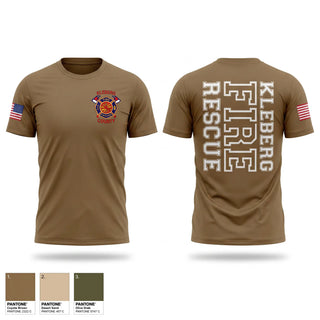 Short Sleeve Performance Shirt, Kleberg County Fire & Rescue, Fire Department, Teamtime, Team time, sublimation, custom sports apparel, team uniforms, spirit wear, spiritwear, sports uniforms, custom shirts, team store, custom team store, fundraiser sports, apparel fundraiser