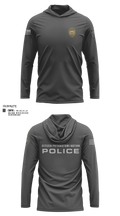 Citizen Pottawatomie nation Police Department  Long Sleeve Performance Shirt with hood - 5