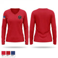Sturgis Ambulance 88639515 Women's Long Sleeve V-neck Shirt - 1
