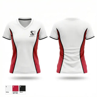 Womens Short Sleeve Vneck Shirt, Sprint U, Track & Field, Teamtime, Team time, sublimation, custom sports apparel, team uniforms, spirit wear, spiritwear, sports uniforms, custom shirts, team store, custom team store, fundraiser sports, apparel fundraiser