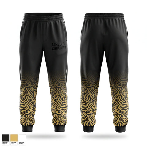 Sweatpants, LINCOLN COUGARS, , Teamtime, Team time, sublimation, custom sports apparel, team uniforms, spirit wear, spiritwear, sports uniforms, custom shirts, team store, custom team store, fundraiser sports, apparel fundraiser