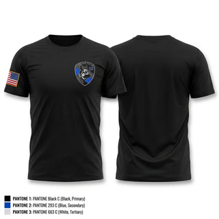Old School Cotton Feel Shirt, Florence PD K9- Unit, Police, Teamtime, Team time, sublimation, custom sports apparel, team uniforms, spirit wear, spiritwear, sports uniforms, custom shirts, team store, custom team store, fundraiser sports, apparel fundraiser