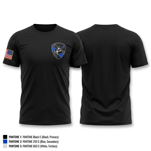 Old School Cotton Feel Shirt, Florence PD K9- Unit, Police, Teamtime, Team time, sublimation, custom sports apparel, team uniforms, spirit wear, spiritwear, sports uniforms, custom shirts, team store, custom team store, fundraiser sports, apparel fundraiser