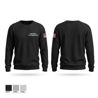 Crew Neck Sweatshirt, Swansboro Fire Department, Fire Department, Teamtime, Team time, sublimation, custom sports apparel, team uniforms, spirit wear, spiritwear, sports uniforms, custom shirts, team store, custom team store, fundraiser sports, apparel fundraiser