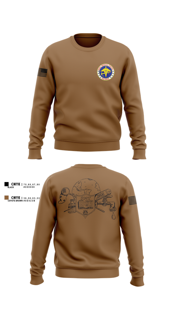 Crew Neck Sweatshirt, Preventive Medicine, , Teamtime, Team time, sublimation, custom sports apparel, team uniforms, spirit wear, spiritwear, sports uniforms, custom shirts, team store, custom team store, fundraiser sports, apparel fundraiser
