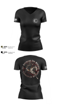1st Battalion 2nd Marines Charlie Co Veteran 59013691 Women's Short Sleeve V-neck Shirt - 2