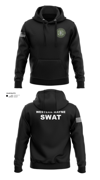 Hoodie, Western Wayne SOT, Police, Teamtime, Team time, sublimation, custom sports apparel, team uniforms, spirit wear, spiritwear, sports uniforms, custom shirts, team store, custom team store, fundraiser sports, apparel fundraiser