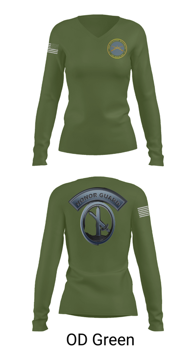 The Old Guard 51363559 Women's Long Sleeve V-neck Shirt - 57