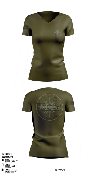 Womens Short Sleeve Vneck Shirt, Lincoln County Special Operations, Police, Teamtime, Team time, sublimation, custom sports apparel, team uniforms, spirit wear, spiritwear, sports uniforms, custom shirts, team store, custom team store, fundraiser sports, apparel fundraiser