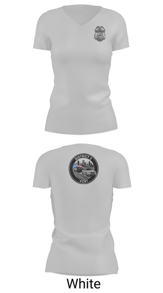 Womens Short Sleeve Vneck Shirt, D3 Violent Crimes Reduction Team, Police, Teamtime, Team time, sublimation, custom sports apparel, team uniforms, spirit wear, spiritwear, sports uniforms, custom shirts, team store, custom team store, fundraiser sports, apparel fundraiser