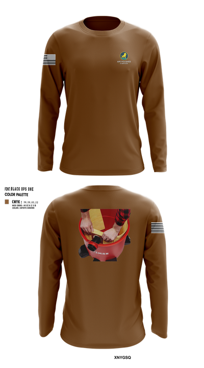 Ape Polish Service 62295685 Long Sleeve Performance Shirt 23