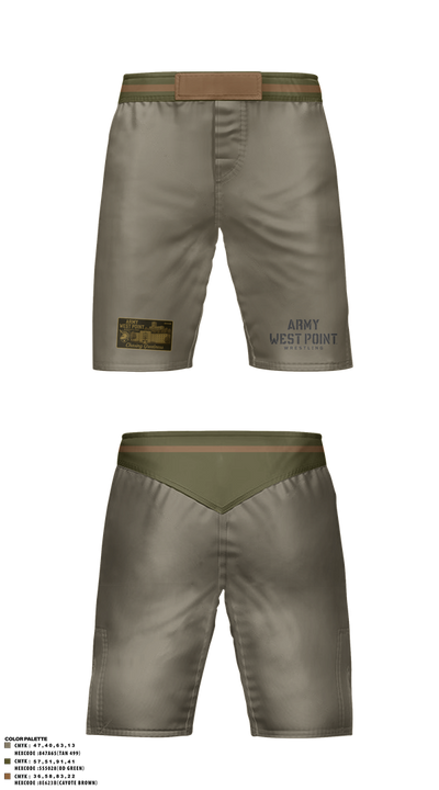 West Point Wrestling 35043385 Fight Shorts - 1