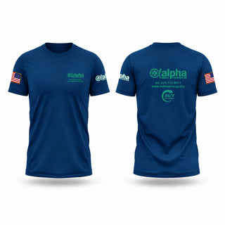 Old School Cotton Feel Shirt, Alpha Medical Transportation, EMS/EMT, Teamtime, Team time, sublimation, custom sports apparel, team uniforms, spirit wear, spiritwear, sports uniforms, custom shirts, team store, custom team store, fundraiser sports, apparel fundraiser