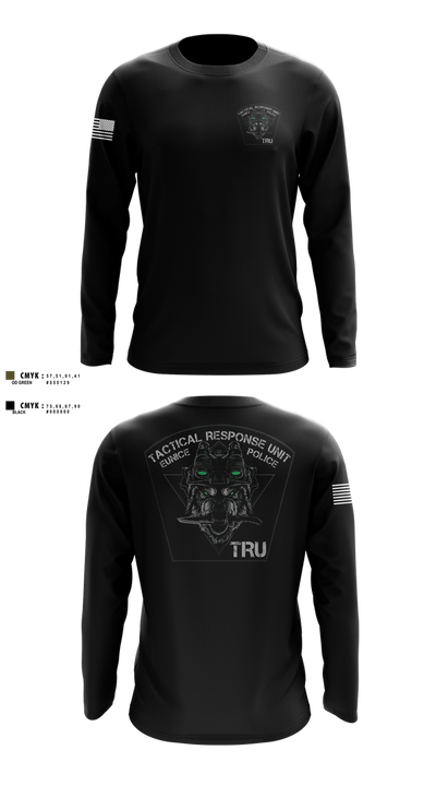 Eunice Police TRU 91634971 Long Sleeve Performance Shirt 1