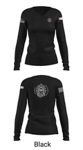 182nd MCAS 47053767 Women's Long Sleeve V-neck Shirt - 37