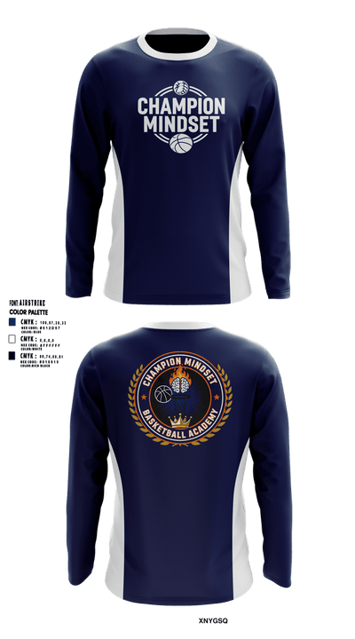 Champion Mindset Basketball Academy 5721341 Long Sleeve Performance Shirt 1