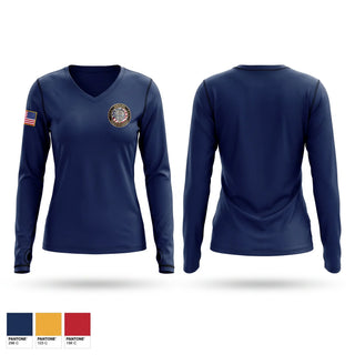 Womens Long Sleeve Vneck Shirt, Special Response Team, Police, Teamtime, Team time, sublimation, custom sports apparel, team uniforms, spirit wear, spiritwear, sports uniforms, custom shirts, team store, custom team store, fundraiser sports, apparel fundraiser