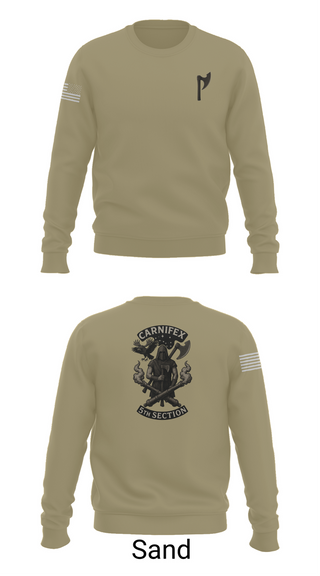 Crew Neck Sweatshirt, 2-8 FA, C BTRY, , Teamtime, Team time, sublimation, custom sports apparel, team uniforms, spirit wear, spiritwear, sports uniforms, custom shirts, team store, custom team store, fundraiser sports, apparel fundraiser