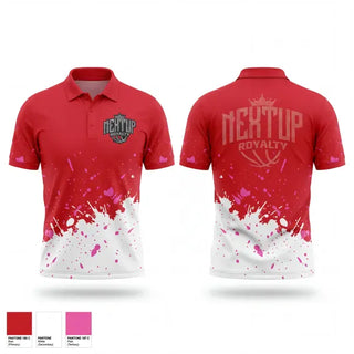 Short Sleeve Performance Polo, NextUp Royalty, Women's Basketball, Teamtime, Team time, sublimation, custom sports apparel, team uniforms, spirit wear, spiritwear, sports uniforms, custom shirts, team store, custom team store, fundraiser sports, apparel fundraiser