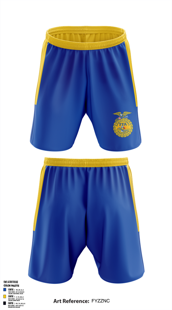 Athletic Shorts With Pockets, North Decatur FFA, Spirit Store, Teamtime, Team time, sublimation, custom sports apparel, team uniforms, spirit wear, spiritwear, sports uniforms, custom shirts, team store, custom team store, fundraiser sports, apparel fundraiser