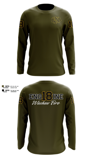 Long Sleeve Performance Shirt, Waxhaw Fire, Fire Department, Teamtime, Team time, sublimation, custom sports apparel, team uniforms, spirit wear, spiritwear, sports uniforms, custom shirts, team store, custom team store, fundraiser sports, apparel fundraiser