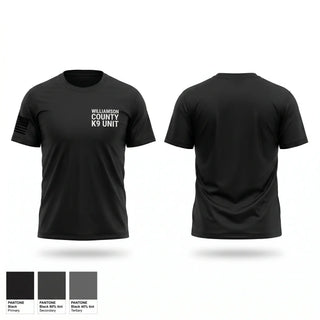 Short Sleeve Performance Shirt, Williamson County K-9 Unit, Police, Teamtime, Team time, sublimation, custom sports apparel, team uniforms, spirit wear, spiritwear, sports uniforms, custom shirts, team store, custom team store, fundraiser sports, apparel fundraiser