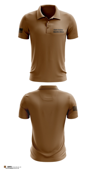Short Sleeve Performance Polo, Clark County Sheriffs Office, Police, Teamtime, Team time, sublimation, custom sports apparel, team uniforms, spirit wear, spiritwear, sports uniforms, custom shirts, team store, custom team store, fundraiser sports, apparel fundraiser