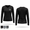 Jefferson County Sheriff’s Office- Criminal Investigation Division Women's Long Sleeve V-neck Shirt - 1