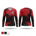 New Horizon Academy Bulldogs 82158122 Women's Long Sleeve V-neck Shirt - 1