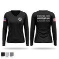 Fdny Women's Long Sleeve V-neck Shirt - 1