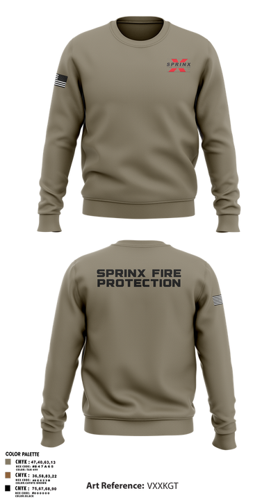SPRINX FIRE PROTECTION 22334846 Crew Neck Sweatshirt - 4