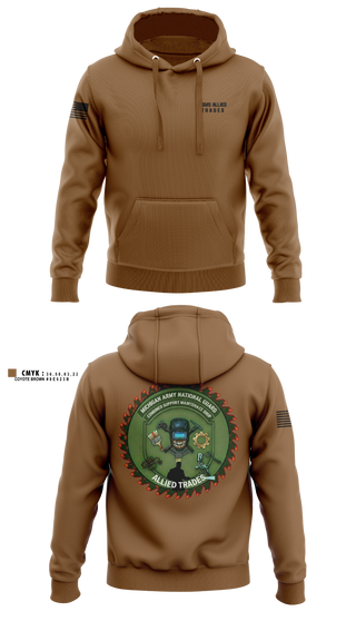 Hoodie, CSMS ALLIED TRADES, National Guard, Teamtime, Team time, sublimation, custom sports apparel, team uniforms, spirit wear, spiritwear, sports uniforms, custom shirts, team store, custom team store, fundraiser sports, apparel fundraiser
