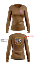HHC 151st RSG 63690078 Women's Long Sleeve V-neck Shirt - 16