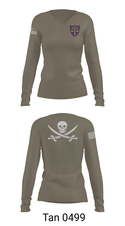 TDS 47878171 Women's Long Sleeve V-neck Shirt - 77