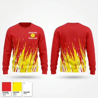 Crew Neck Sweatshirt, Palm Beach County Pickleball League, , Teamtime, Team time, sublimation, custom sports apparel, team uniforms, spirit wear, spiritwear, sports uniforms, custom shirts, team store, custom team store, fundraiser sports, apparel fundraiser