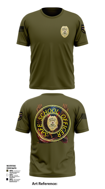 School officer 37316747 Short Sleeve Performance Shirt - 102