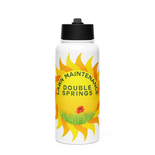 Double Springs Lawn Maintenance 68991877 Stainless Steel Water Bottle with a Straw Lid