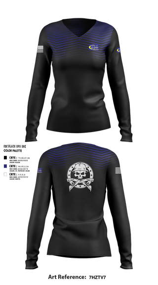 Womens Long Sleeve Vneck Shirt, TH Construction, , Teamtime, Team time, sublimation, custom sports apparel, team uniforms, spirit wear, spiritwear, sports uniforms, custom shirts, team store, custom team store, fundraiser sports, apparel fundraiser