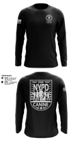 NYPD ESU K9 Long Sleeve Performance Shirt - 22